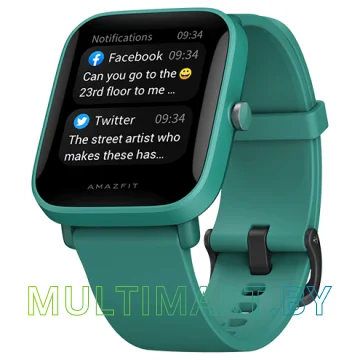 Смарт-часы Amazfit Bip U (зеленый) картинка 3